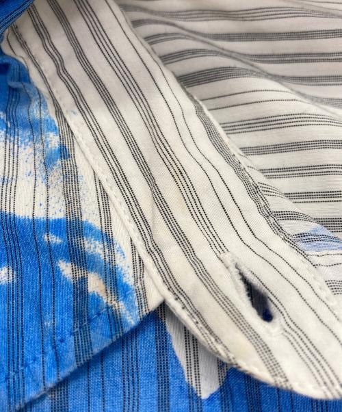 Acne studios（アクネ ストゥディオス）Acne studios (アクネ ストゥディオス) STELLA COTTON MAGAGINE SHIRTS /  ブルー サイズ:33の古着・服飾アイテム