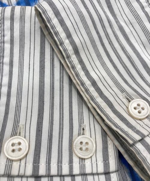 Acne studios（アクネ ストゥディオス）Acne studios (アクネ ストゥディオス) STELLA COTTON MAGAGINE SHIRTS /  ブルー サイズ:33の古着・服飾アイテム