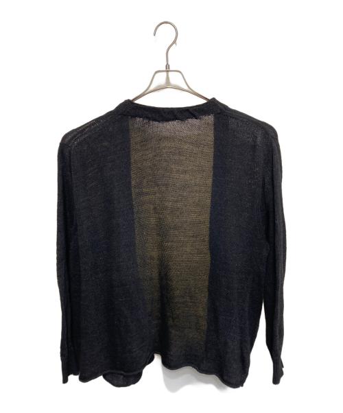 COMOLI（コモリ）COMOLI (コモリ) 7Gコットン ニットカーディガン ブラック サイズ:不明の古着・服飾アイテム