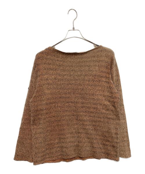 SAINT JAMES（セントジェームス）SAINT JAMES (セントジェームス) メランジバスクシャツ ブラウン サイズ:Ｌの古着・服飾アイテム