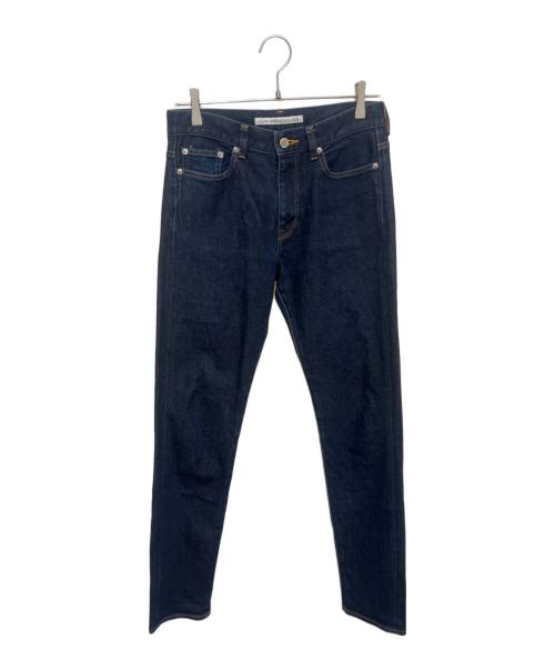 JOHN LAWRENCE SULLIVAN（ジョン ローレンス サリバン）JOHN LAWRENCE SULLIVAN (ジョン ローレンス サリバン) テーパードリジットデニムパンツ インディゴ サイズ:44の古着・服飾アイテム