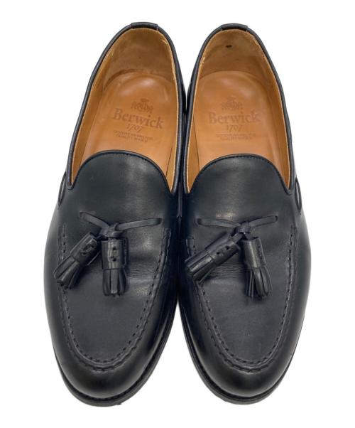 berwick（バーウィック）berwick (バーウィック) タッセルローファー ブラック サイズ:5の古着・服飾アイテム