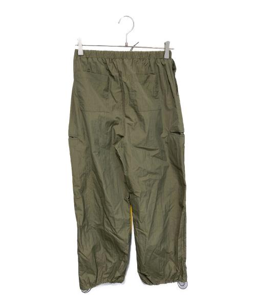 OHOTORO（オオトロ）OHOTORO (オオトロ) ナイロンカーゴパンツ オリーブ サイズ:FREEの古着・服飾アイテム