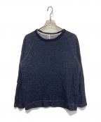 MHLエムエイチエル）の古着「ラグランスウェット」｜ネイビー