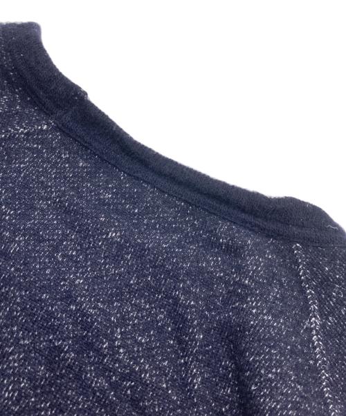 MHL（エムエイチエル）MHL (エムエイチエル) ラグランスウェット ネイビー サイズ:Lの古着・服飾アイテム