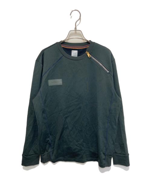 PAUL SMITH（ポールスミス）Paul Smith (ポールスミス) ダンボールニット クルーネックカットソー グリーン サイズ:Ｍの古着・服飾アイテム