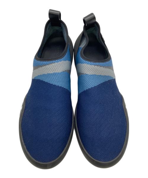 GIORGIO ARMANI（ジョルジョアルマーニ）GIORGIO ARMANI (ジョルジョアルマーニ) Cloth flats スリッポン ブルー サイズ:9の古着・服飾アイテム