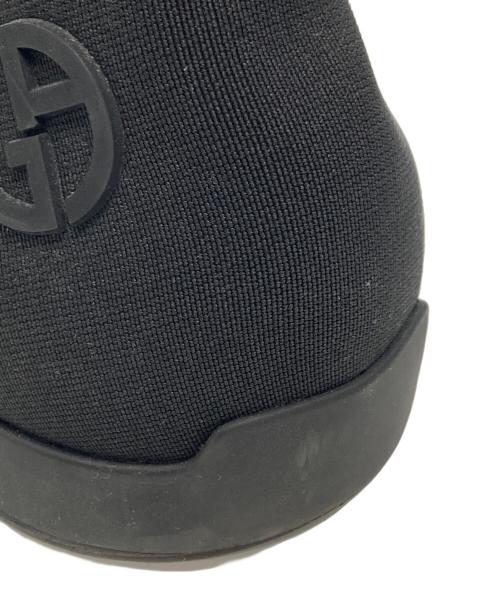 GIORGIO ARMANI（ジョルジョアルマーニ）GIORGIO ARMANI (ジョルジョアルマーニ) Cloth flats スリッポン ブルー サイズ:9の古着・服飾アイテム