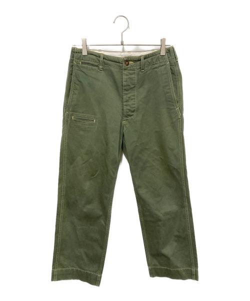KAPTAIN SUNSHINE（キャプテンサンシャイン）KAPTAIN SUNSHINE (キャプテンサンシャイン) ストレートパンツ グリーン サイズ:W30（76ｃｍ）の古着・服飾アイテム