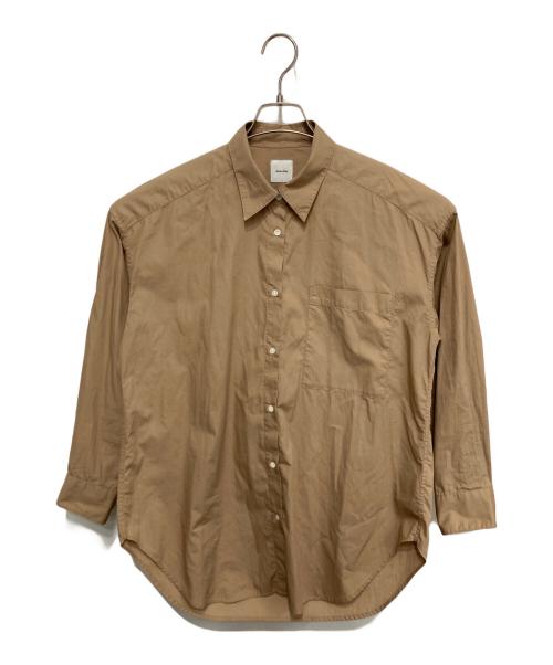 Spick and Span（スピック＆スパン）Spick and Span (スピックアンドスパン) 50コットンオーバーシャツ ブラウン サイズ:FREEの古着・服飾アイテム