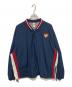Cooperstown（クーパーズタウン）の古着「ハーフジップナイロンスウェット」｜ネイビー