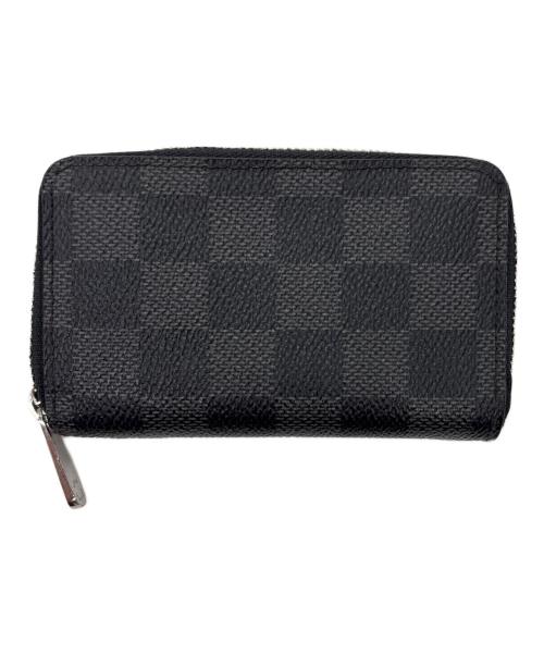 LOUIS VUITTON（ルイ ヴィトン）LOUIS VUITTON (ルイ ヴィトン) ダミエ・グラフィット ジッピー・コイン パース ブラックの古着・服飾アイテム