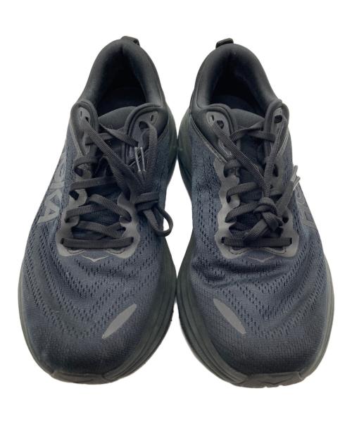 HOKAONEONE（ホカオネオネ）HOKAONEONE (ホカオネオネ) BONDI 8 ローカットスニーカー ブラック サイズ:US9.5 2Eの古着・服飾アイテム