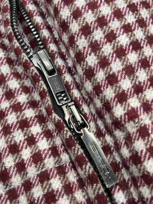 ETRO（エトロ）ETRO (エトロ) ウールダウンジャケット レッド サイズ:Lの古着・服飾アイテム