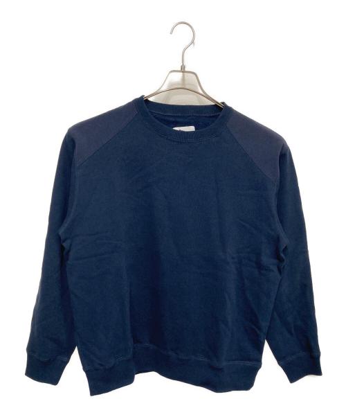 Pilgrim Surf+Supply（ピルグリム サーフサプライ）Pilgrim Surf+Supply (ピルグリム サーフサプライ) ナイロン切替スウェット ネイビー サイズ:Ｓの古着・服飾アイテム