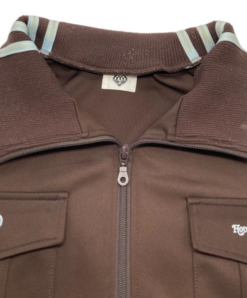 hotter than hell（ホッターザンヘル）hotter than hell (ホッターザンヘル) トラックジャケット ブラウン サイズ:FREEの古着・服飾アイテム