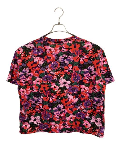 DRAWER（ドゥロワー）DRAWER (ドゥロワー) フラワープリントTシャツ ピンク サイズ:-の古着・服飾アイテム