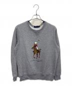 POLO RALPH LAURENポロ・ラルフローレン）の古着「ポロベアースウェット」｜グレー
