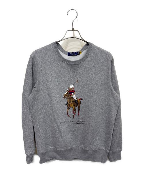 POLO RALPH LAUREN（ポロ・ラルフローレン）POLO RALPH LAUREN (ポロ・ラルフローレン) ポロベアースウェット グレー サイズ:Ｓの古着・服飾アイテム