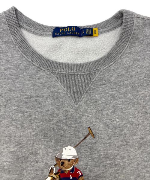 POLO RALPH LAUREN（ポロ・ラルフローレン）POLO RALPH LAUREN (ポロ・ラルフローレン) ポロベアースウェット グレー サイズ:Ｓの古着・服飾アイテム