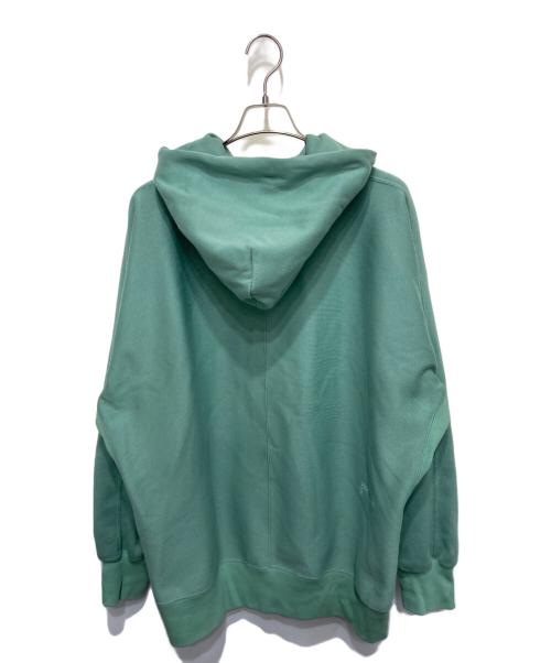 nanamica（ナナミカ）nanamica (ナナミカ) フーデッドプルオーバースウェット グリーン サイズ:Lの古着・服飾アイテム