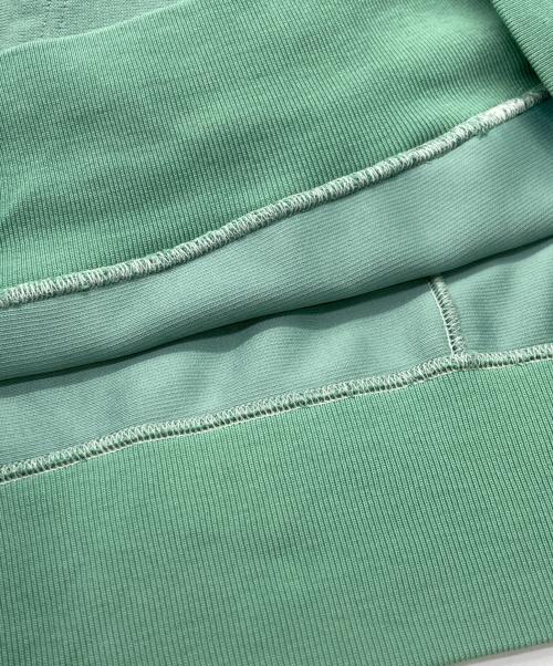 nanamica（ナナミカ）nanamica (ナナミカ) フーデッドプルオーバースウェット グリーン サイズ:Lの古着・服飾アイテム