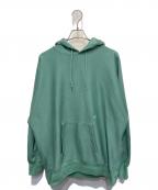 nanamicaナナミカ）の古着「Hooded Pullover Sweat / フーデッドプルオーバースウェット / パーカー」｜グリーン