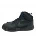 中古・古着 NIKE (ナイキ) Nike Court Borough Mid Winter ハイカットスニーカー Triple Black サイズ:US11.5/UK10.5/EUR45.5：4500円