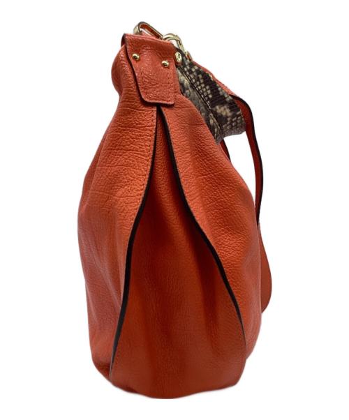 GIANNI CHIARINI（ジャンニ キアリーニ）GIANNI CHIARINI (ジャンニ キアリーニ) 2WAYショルダーバッグ オレンジの古着・服飾アイテム