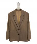 Spick and Spanスピック＆スパン）の古着「ドライシアークロス2Bジャケット」｜ベージュ