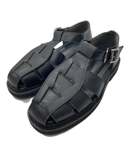 BEAUTY&YOUTH（ビューティーアンドユース）BEAUTY&YOUTH (ビューティーアンドユース) グルカサンダル ブラック サイズ:36の古着・服飾アイテム