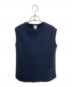 Spick and Spanスピックアンドスパン）の古着「ノースリーブサーマルプルオーバー」｜ネイビー