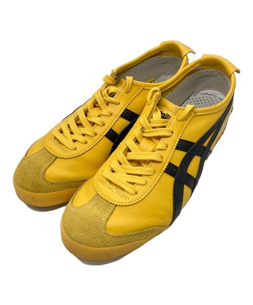 Onitsuka Tiger（オニツカタイガー）Onitsuka Tiger (オニツカタイガー) MEXICO 66 ローカットスニーカー イエロー×ブラック サイズ:26.5㎝の古着・服飾アイテム
