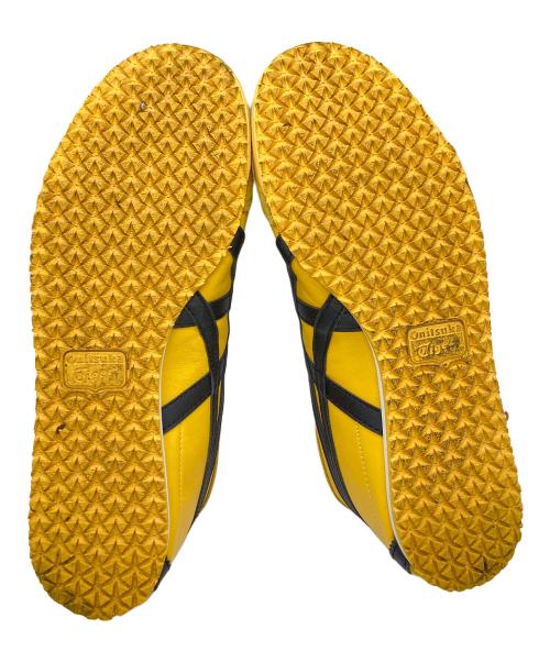 Onitsuka Tiger（オニツカタイガー）Onitsuka Tiger (オニツカタイガー) MEXICO 66 ローカットスニーカー イエロー×ブラック サイズ:26.5㎝の古着・服飾アイテム
