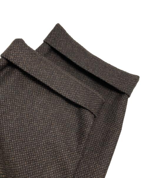 INCOTEX（インコテックス）INCOTEX (インコテックス) ウールパンツ ブラウン サイズ:50の古着・服飾アイテム