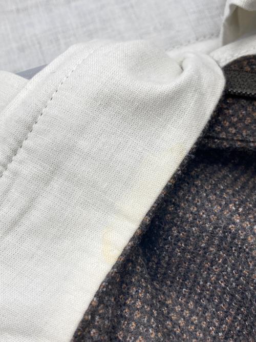 INCOTEX（インコテックス）INCOTEX (インコテックス) ウールパンツ ブラウン サイズ:50の古着・服飾アイテム