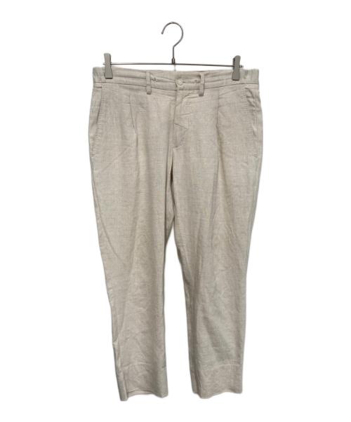 FLANNEL BAY（フランネルベイ）FLANNEL BAY (フランネルベイ) リネンスラックス アイボリー サイズ:Ｍの古着・服飾アイテム