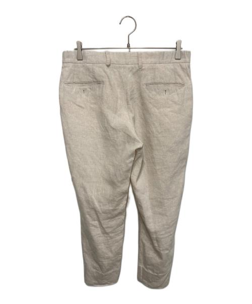 FLANNEL BAY（フランネルベイ）FLANNEL BAY (フランネルベイ) リネンスラックス アイボリー サイズ:Ｍの古着・服飾アイテム