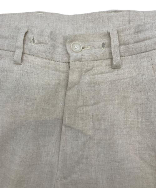 FLANNEL BAY（フランネルベイ）FLANNEL BAY (フランネルベイ) リネンスラックス アイボリー サイズ:Ｍの古着・服飾アイテム