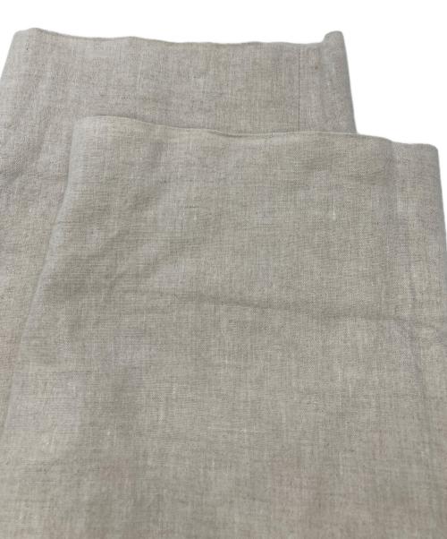 FLANNEL BAY（フランネルベイ）FLANNEL BAY (フランネルベイ) リネンスラックス アイボリー サイズ:Ｍの古着・服飾アイテム