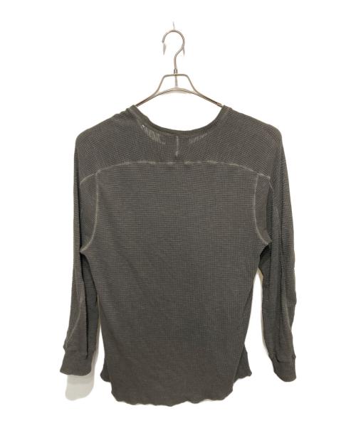 RRL（ダブルアールエル）RRL (ダブルアールエル) サーマルカットソー グレー サイズ:Lの古着・服飾アイテム