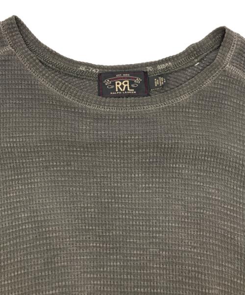 RRL（ダブルアールエル）RRL (ダブルアールエル) サーマルカットソー グレー サイズ:Lの古着・服飾アイテム