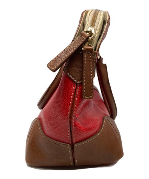 FURLA（フルラ）FURLA (フルラ) ハンドバッグ レッドの古着・服飾アイテム