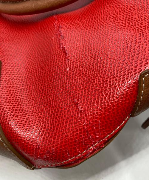 FURLA（フルラ）FURLA (フルラ) ハンドバッグ レッドの古着・服飾アイテム