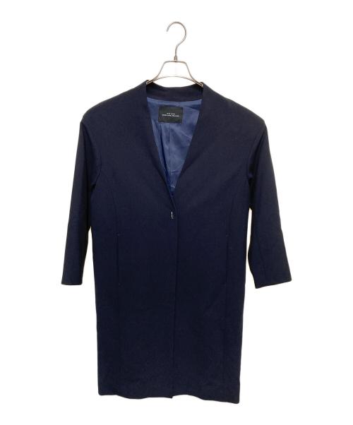 green label relaxing（グリーンレーベルリラクシング）green label relaxing (グリーンレーベルリラクシング) ノーラペルコート ネイビー サイズ:36の古着・服飾アイテム