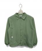 graniphグラニフ）の古着「コラボコーチジャケット」｜グリーン