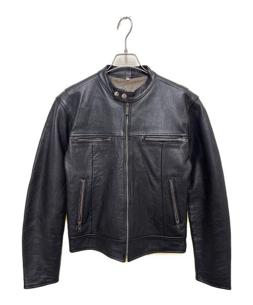 ADVENTURE BOUND（アドヴェンチャーバウンド）ADVENTURE BOUND (アドヴェンチャーバウンド) レザージャケット ブラック サイズ:Ｍの古着・服飾アイテム
