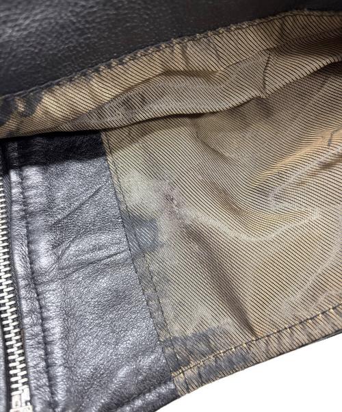 ADVENTURE BOUND（アドヴェンチャーバウンド）ADVENTURE BOUND (アドヴェンチャーバウンド) レザージャケット ブラック サイズ:Ｍの古着・服飾アイテム