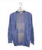 PUBLIC TOKYOパブリックトウキョウ）の古着「ニットカーディガン」｜ブルー