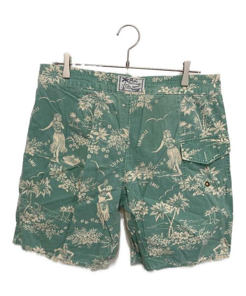 POLO BY RALPH LAUREN（ポロ バイ ラルフローレン）POLO BY RALPH LAUREN (ポロ バイ ラルフローレン) アロハショーツ グリーン サイズ:86cm（W34)の古着・服飾アイテム